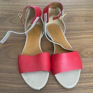 Authentic Chloe flat sandals